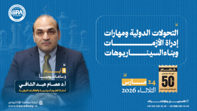 التحولات الدولية ومهارات إدارة الأزمات وبناء السيناريوهات